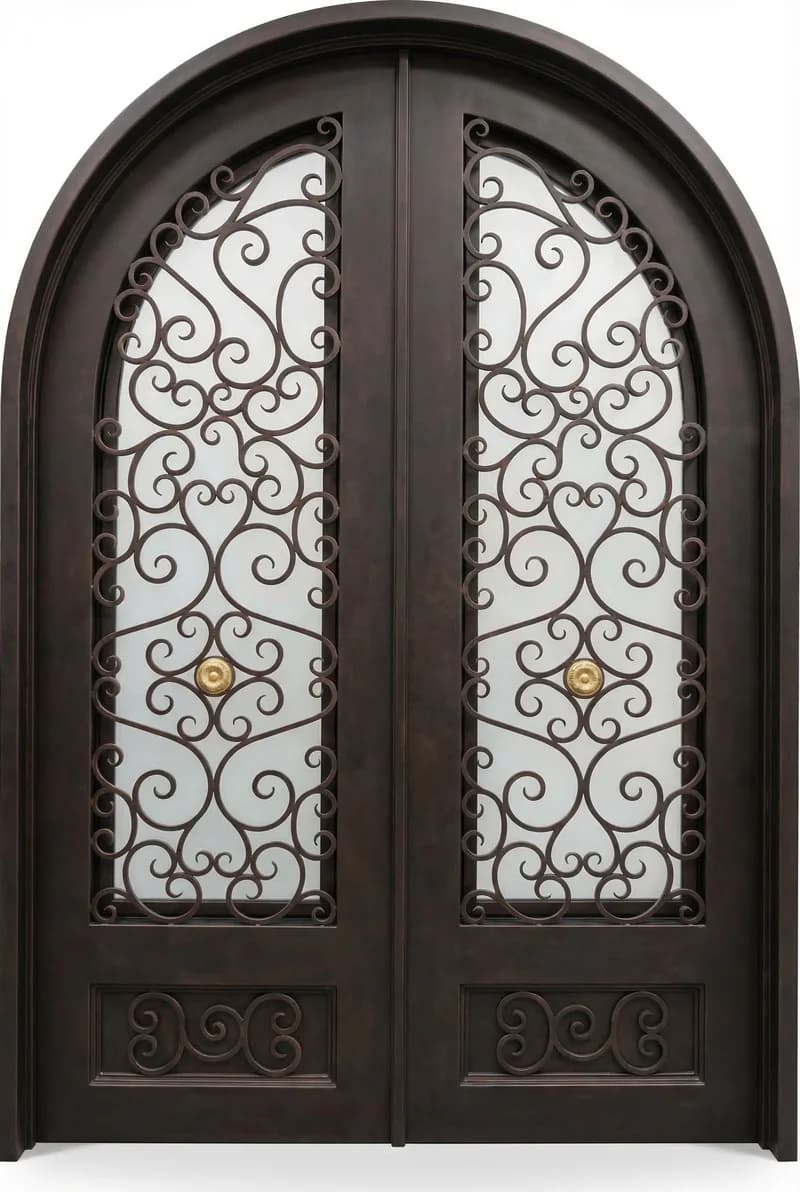 Arched Top Double Door - DA101